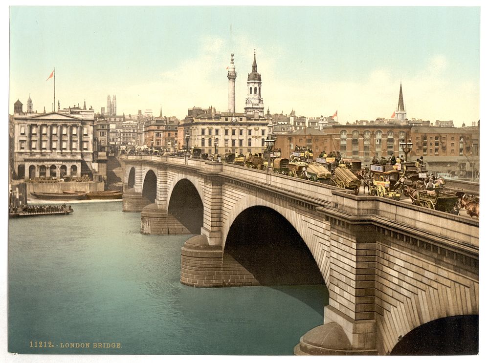 [London Bridge, London, England], [between ca. 1890 and ca. 1900].