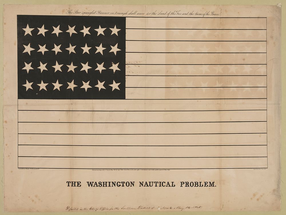 The Washington nautical problem, c1845 May 16.