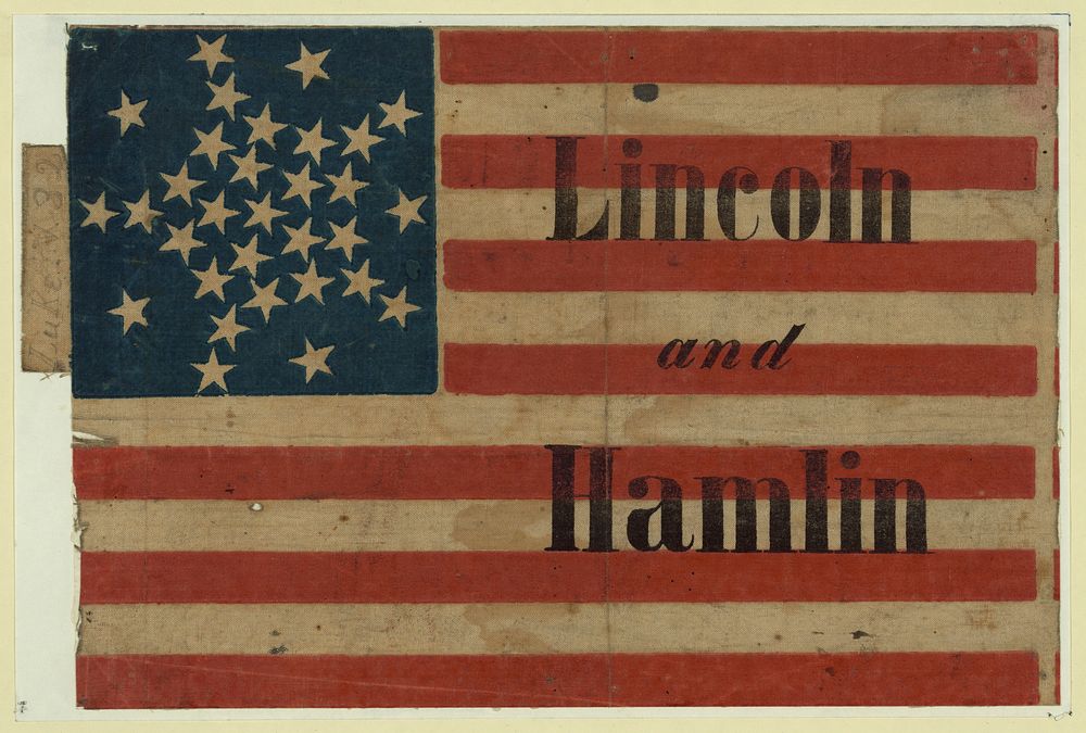 Lincoln and Hamlin, Howard, H. C., [Philadephia? : H.C. Howard], 1860.
