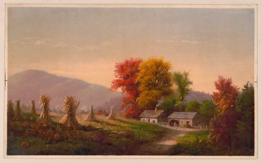 Harvest, c1869.