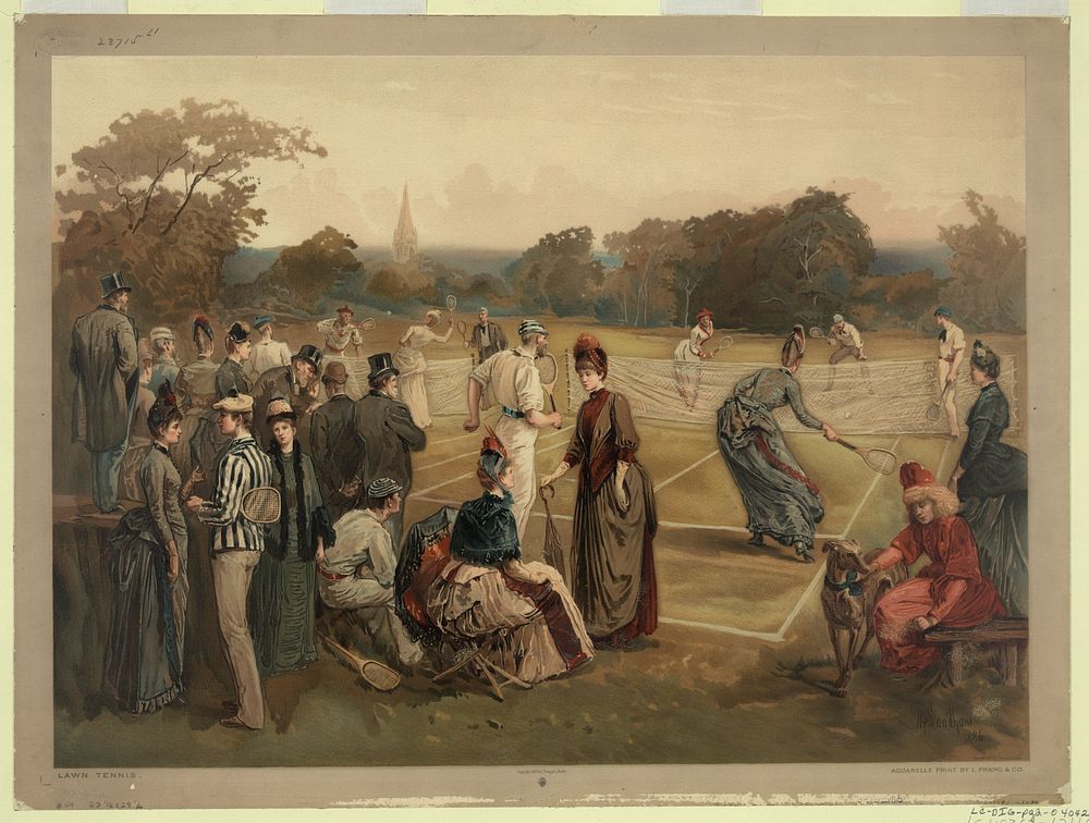 Lawn tennis, c1887 Sept. 17.