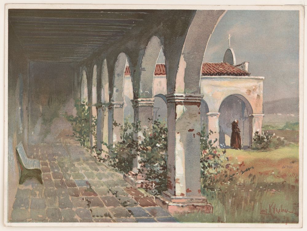 San Juan capistrano mission, c1895.