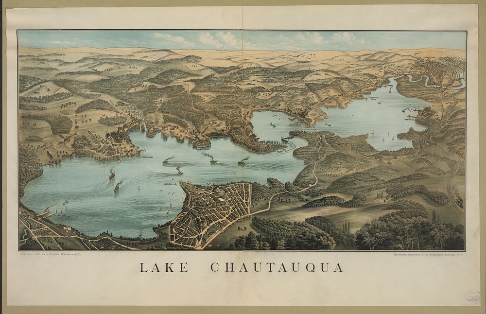 Lake Chautauqua, c1885 Aug. 10.