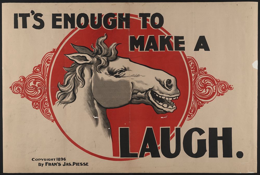 It's enough to make a [horse image] laugh
