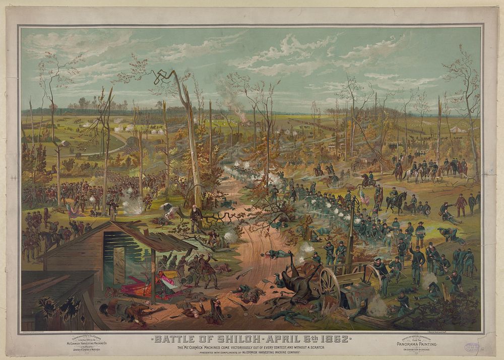 Battle of Shiloh - April 6th 1862 / Cosack & Co. Lith. Buffalo & Chicago.