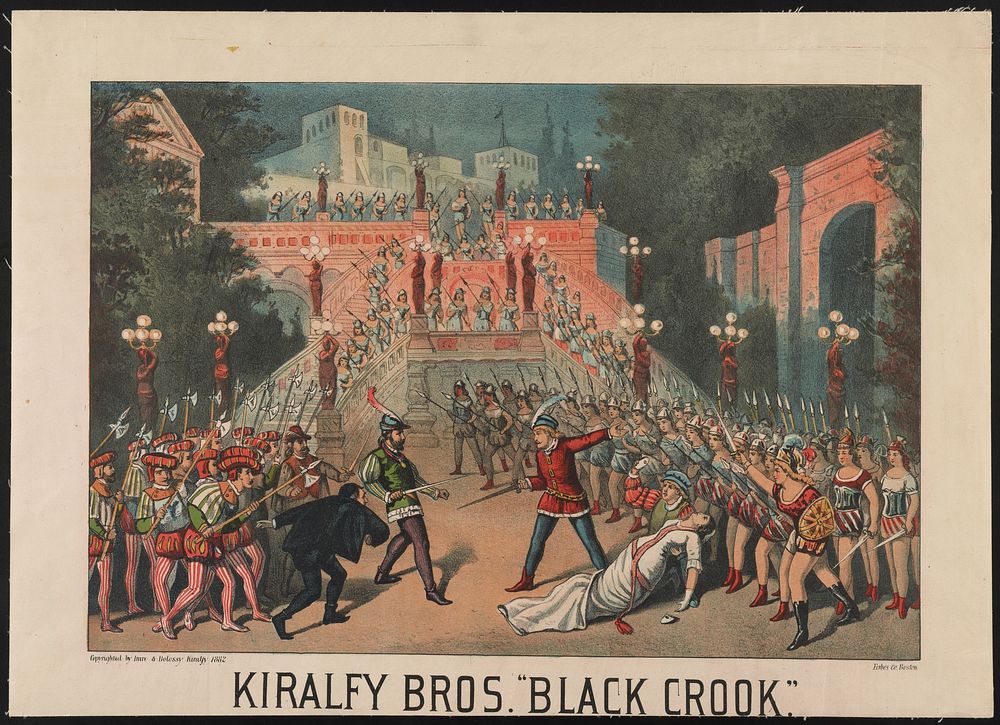 Kiralfy Bros "Black crook", Forbes Co. (lithographer)