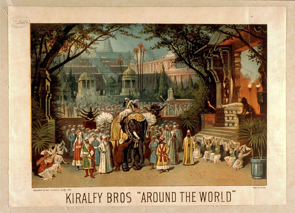 Kiralfy Bros "Around the world", Forbes Co. (lithographer)