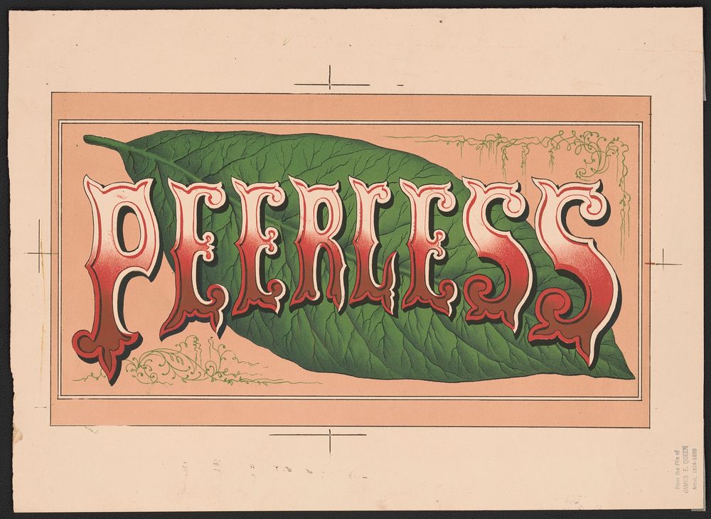 Peerless by James Fuller Queen (1820 or 1821-1886)