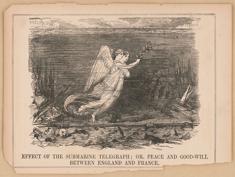 Effect of the submarine telegraph; or peace and good-will between England and France