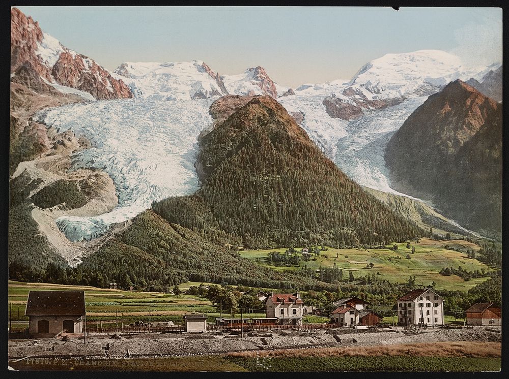 Chamonix station et Glacier des Bossons