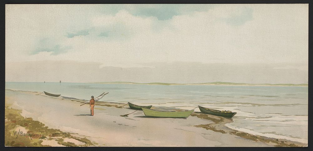 Beach at ebb-tide, Chatham, Mass. / W.N. Bartholomew ; by W.N. Bartholomew., L. Prang & Co., publisher