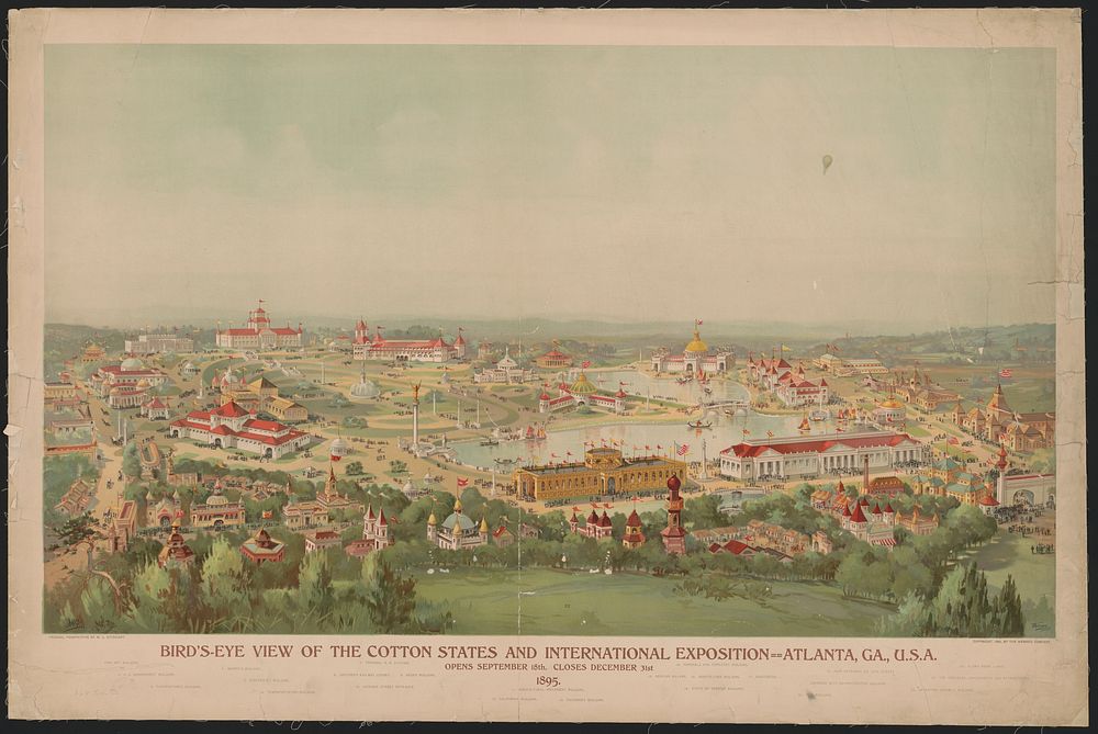 Bird's-eye view of the cotton states and international exposition--Atlanta, GA, U.S.A.