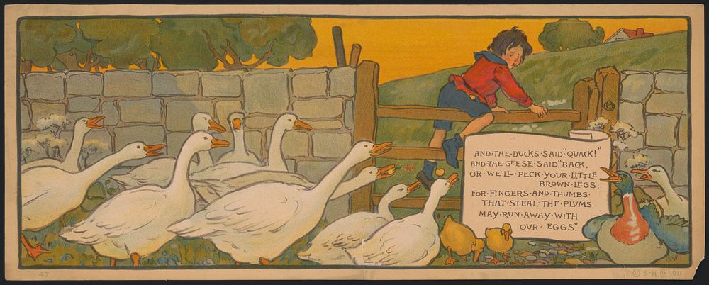 And the ducks said, "quack!", [United States] : [publisher not transcribed], 1911.