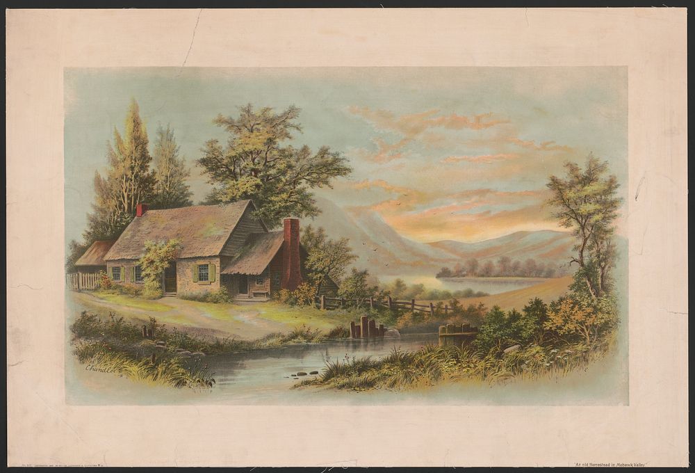 "An old homstead in Mohawk Valley"