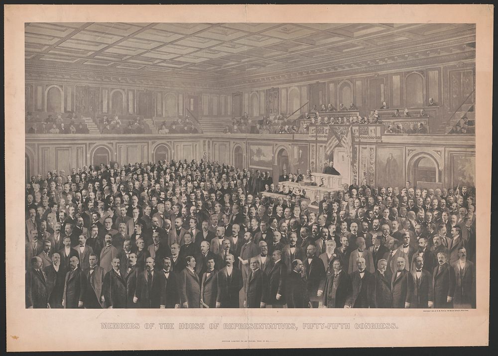 Members of the House of Representatives, Fifty-fifth Congress