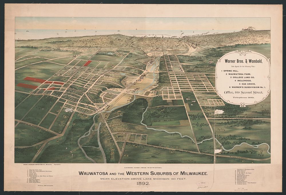 Wauwatosa and the western suburbs of Milwaukee