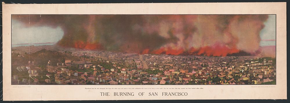 The burning of San Francisco