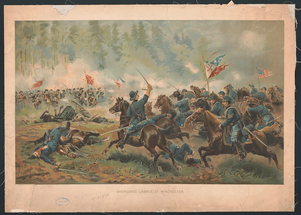 Sheridan's charge at Winchester
