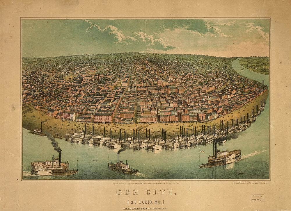 Our city, (St. Louis, Mo.) / lith. by A. Janicke & Co., St. Louis.