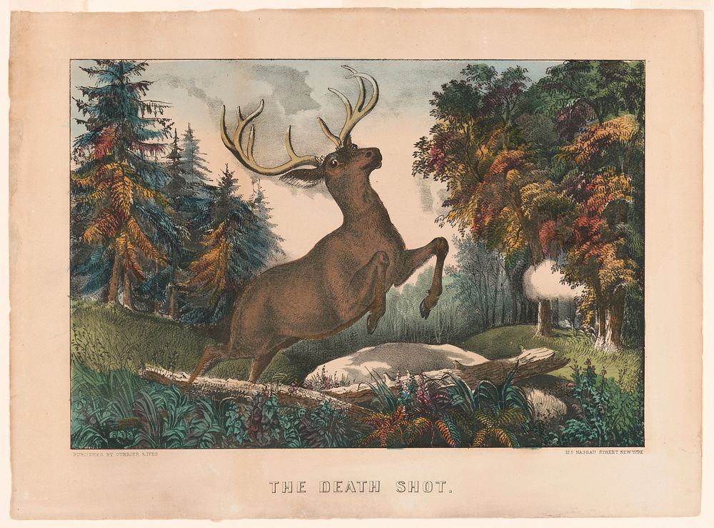 The death shot, Currier & Ives.