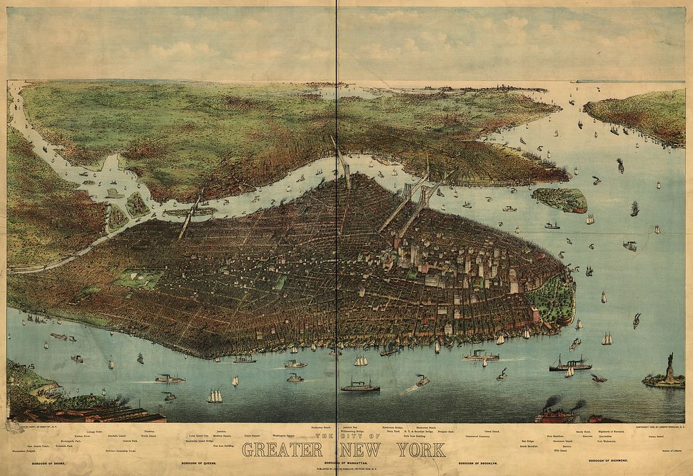 The city of greater New York / [...] Charles Hart.