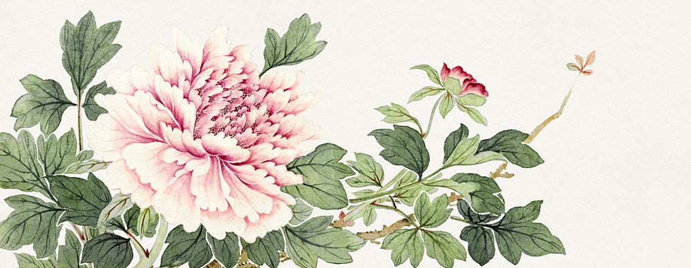 Flower painting during late 18th century in high resolution by Mianyi. Original from the Minneapolis Institute of Art.…