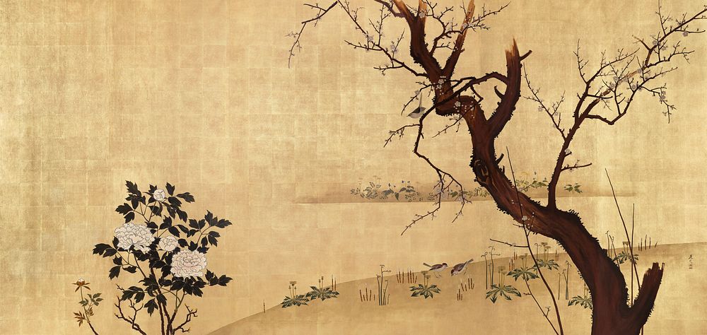 Spring (19th century) vintage painting by Shibata Zeshin. Original public domain image from the Minneapolis Institute of…
