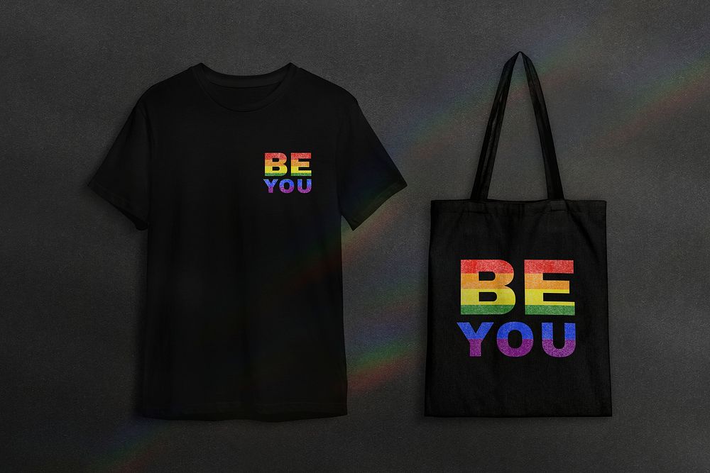 Apparel mockup psd with t shirt and tote bag