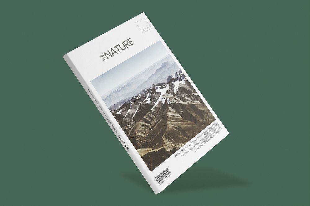 Nature magazine cover background