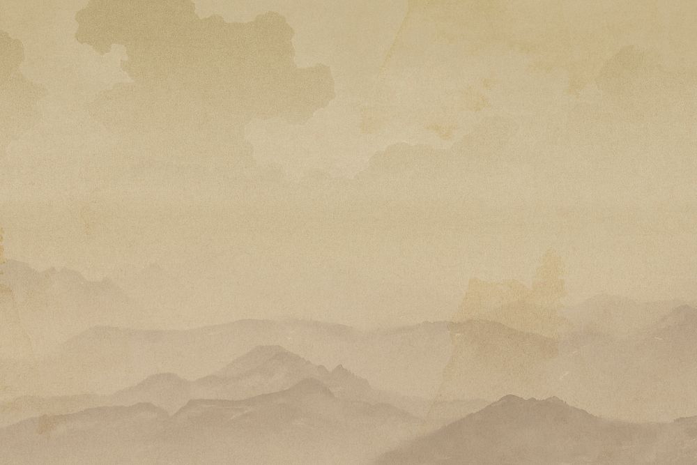 Abstract mountain range, brown background
