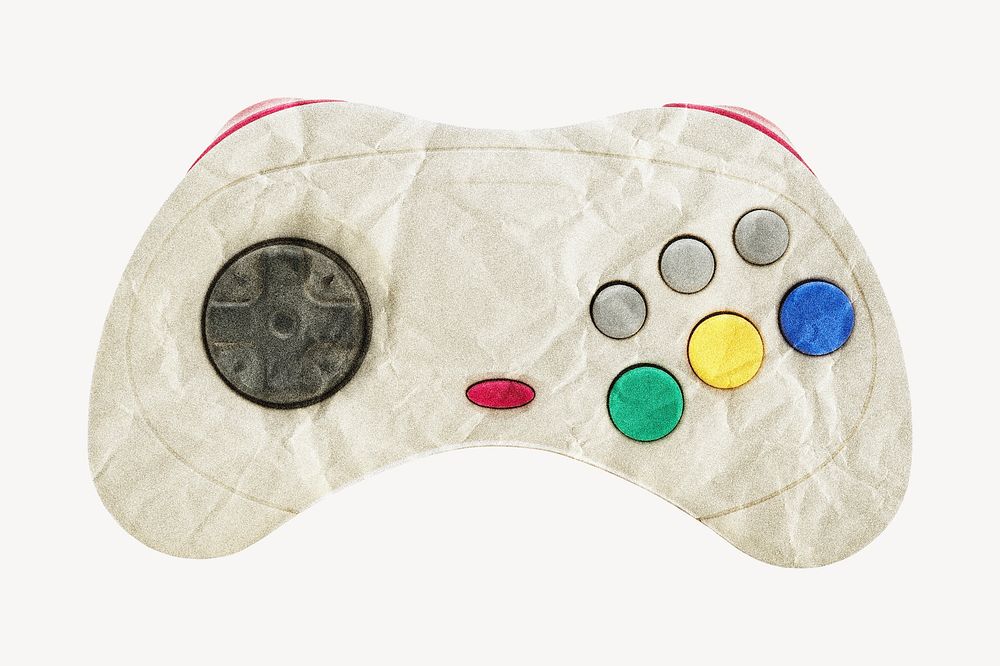 Game controller, paper texture image