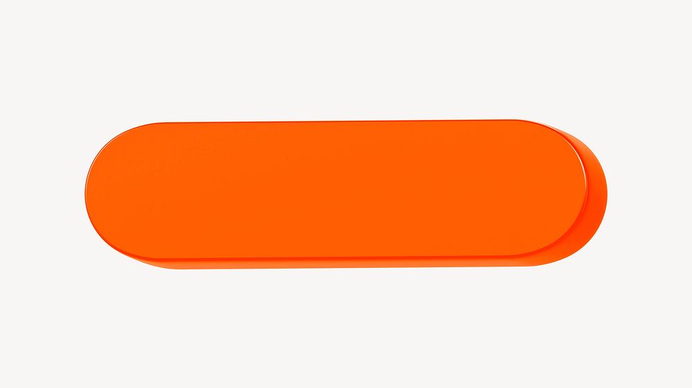 Orange divider 3D geometric illustration