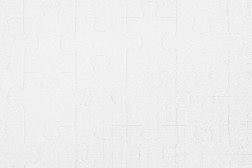 Off-white jigsaw pattern background, minimal design
