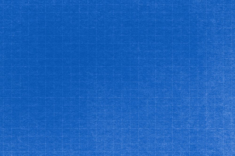 Blue grid background, minimal pattern design