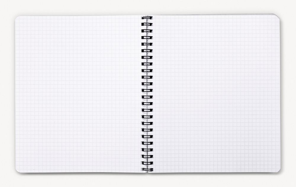 Open notebook, isolated stationery image Free Photo rawpixel