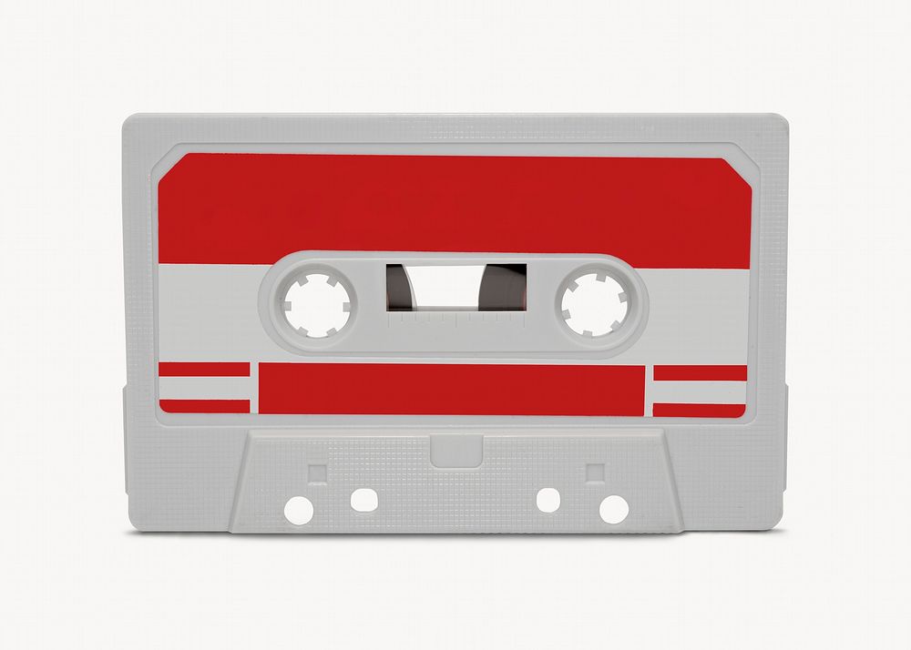 Cassette tape, isolated object image