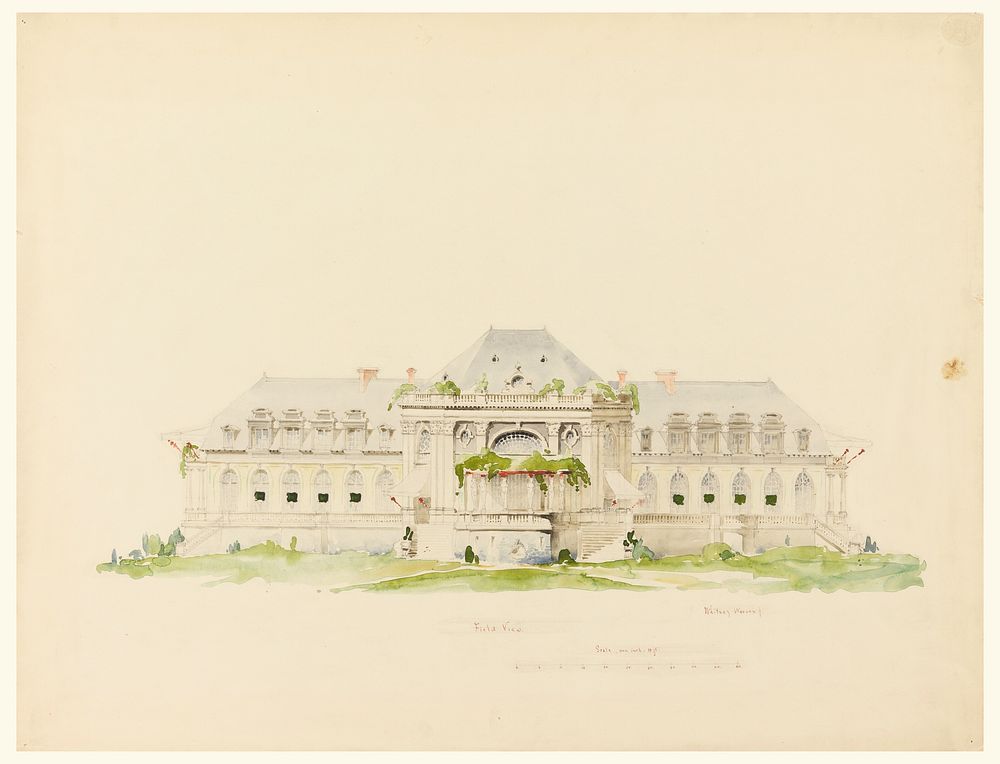 Clubhouse and Golf Club, Newport, Rhode Island by Whitney Warren Jr., American, 1864–1943