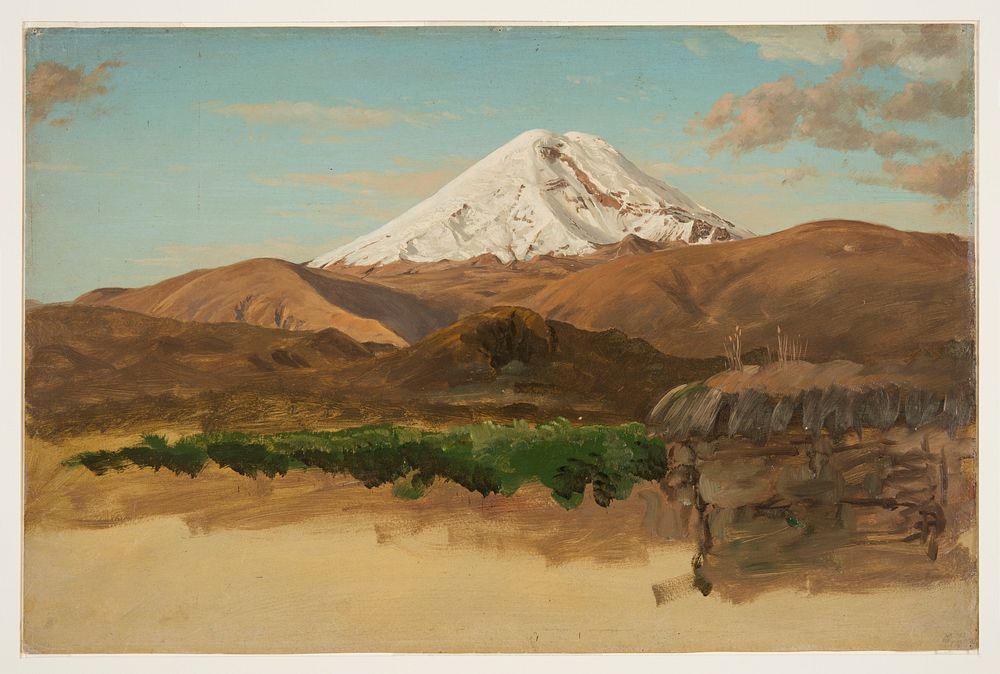 Mount Chimborazo by Frederic Edwin Church, American, 1826–1900
