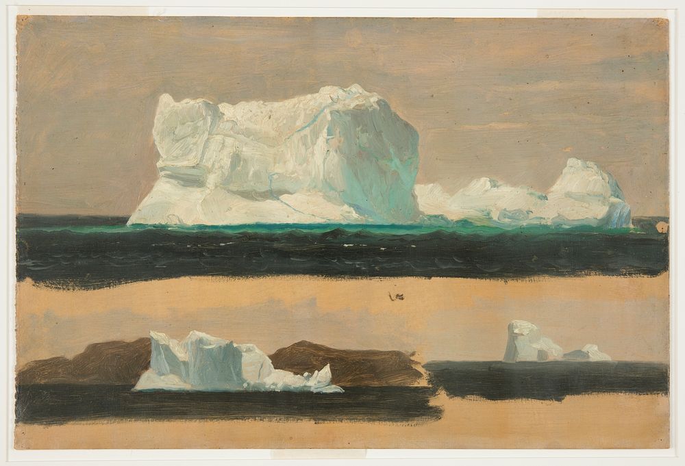 Icebergs, Twillingate by Frederic Edwin Church, American, 1826–1900