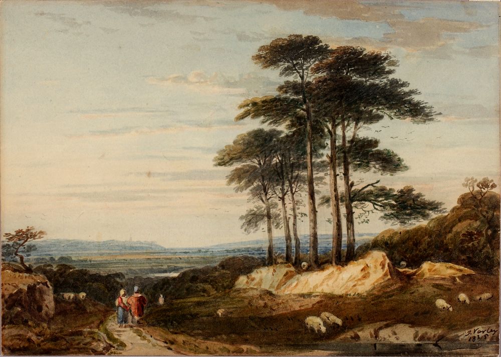 Landscape by John Varley, Sr.