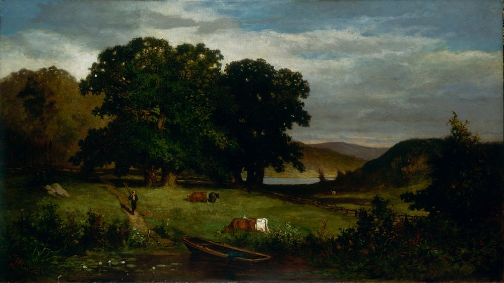 Oak Trees by Edward Mitchell Bannister