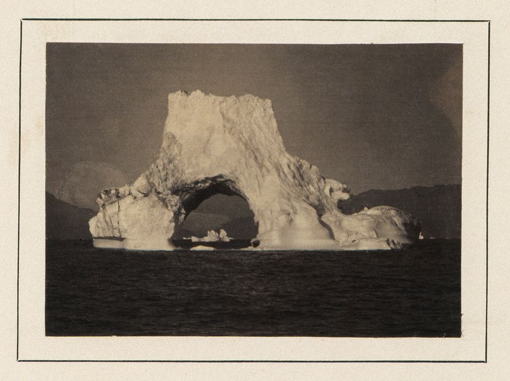 Arctic Regions: Page 33, no. 39, Iceberg with an Arch in It, Which,When Connected with the Glacier, Will Give the Reader to…