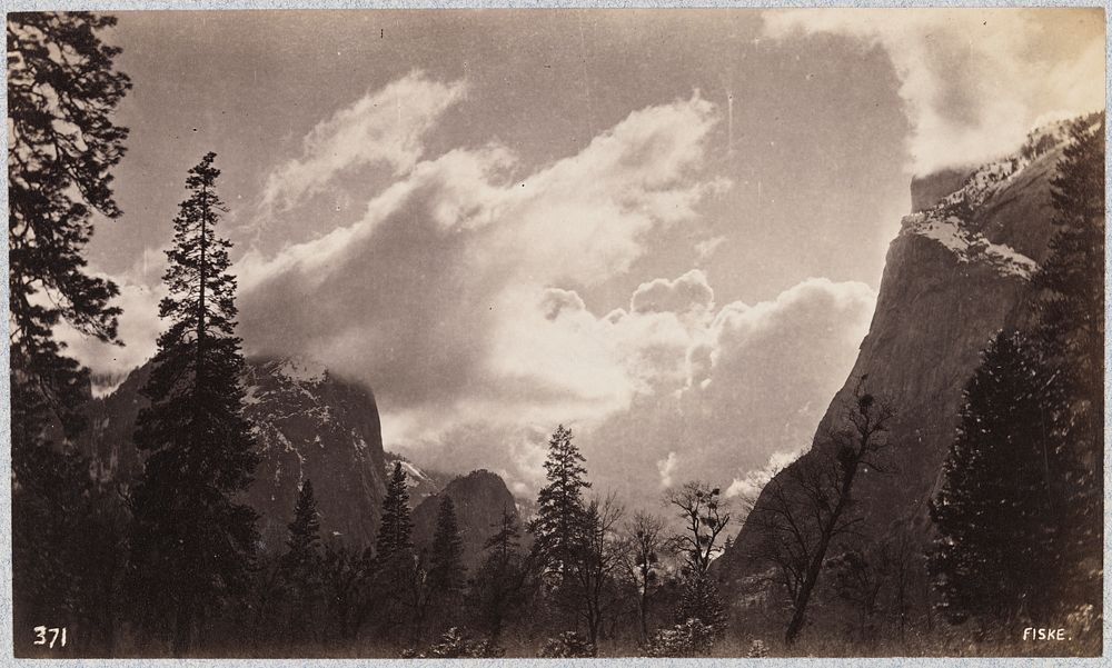 Yosemite Valley, with Clouds