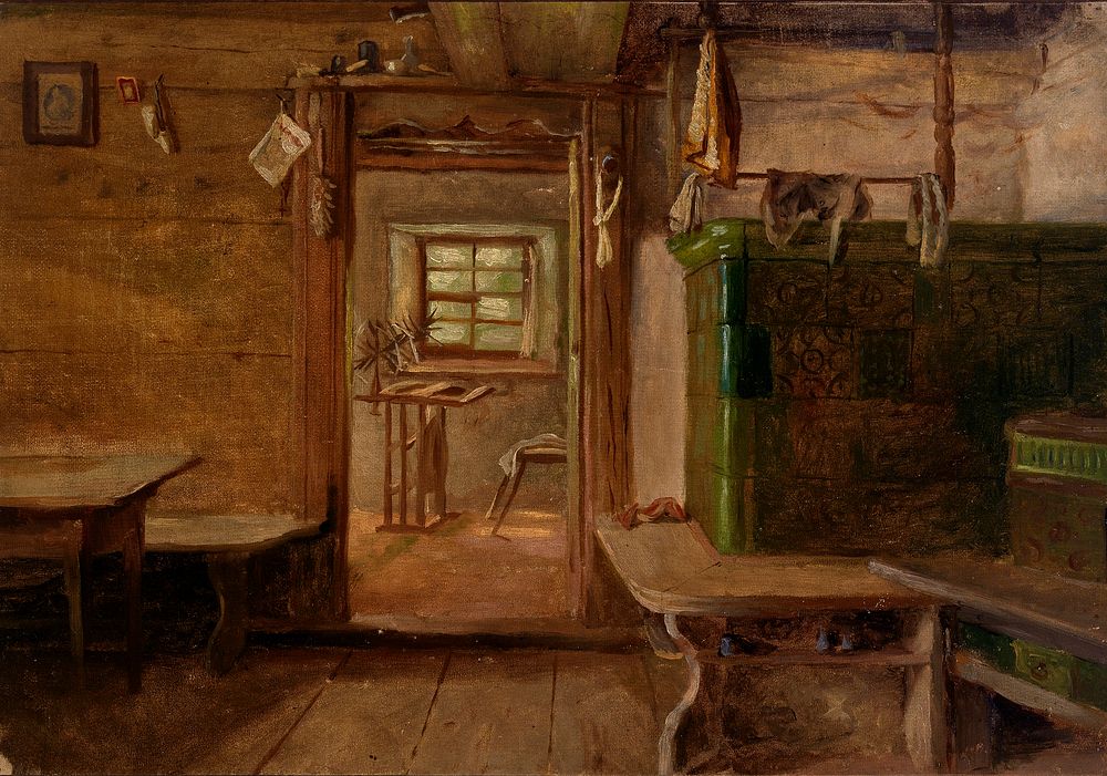 Interior of a House by Eliphalet Fraser Andrews