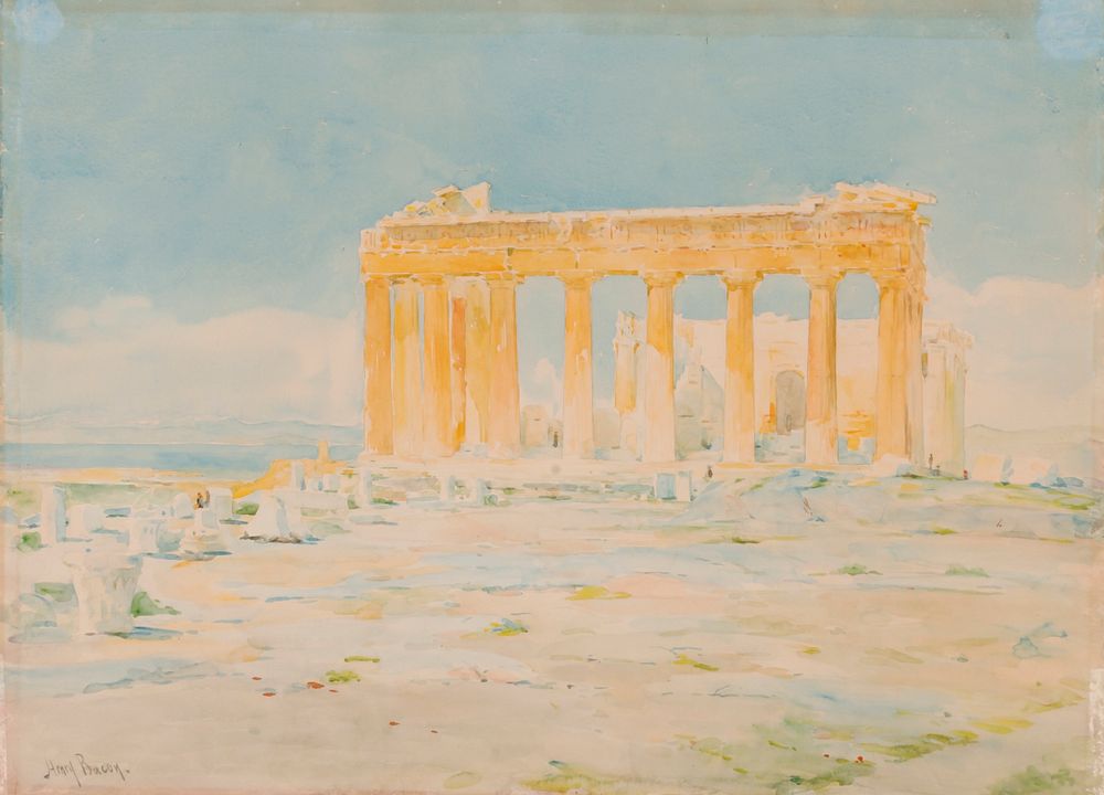 The Parthenon, East Facade by Henry Bacon