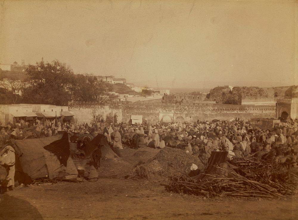 Market Day Outside the Walls of Tangier