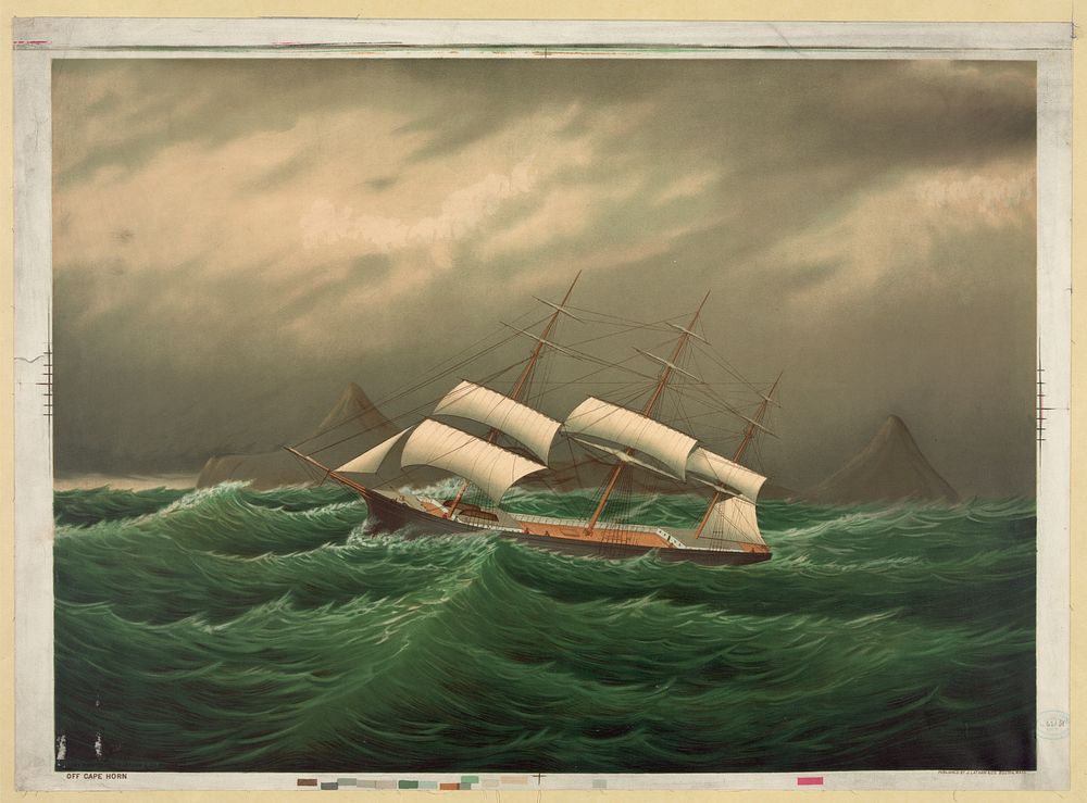 Off Cape Horn (1877). Original from the Library of Congress.