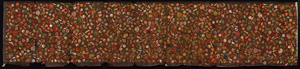 Embroidered Strip. Original from The Cleveland Museum of Art.