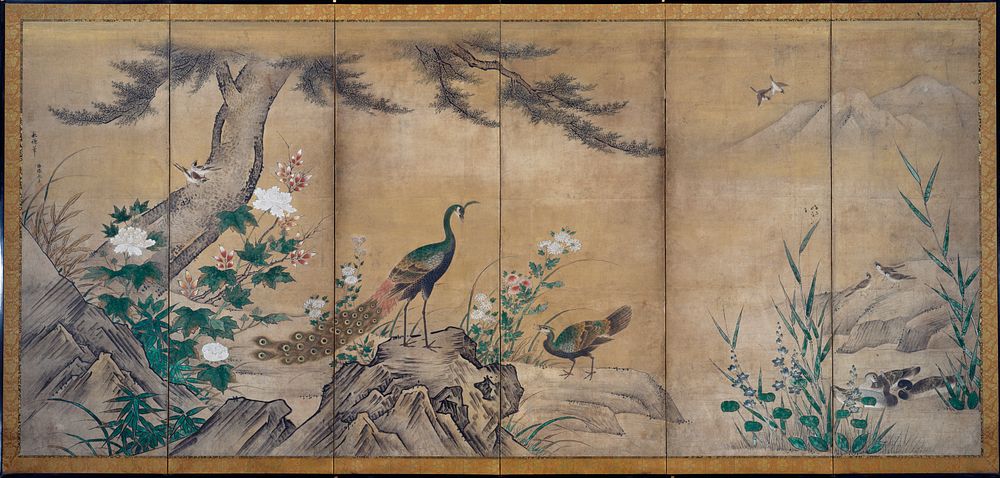 Birds and Flowers. Original from The Cleveland Museum of Art.