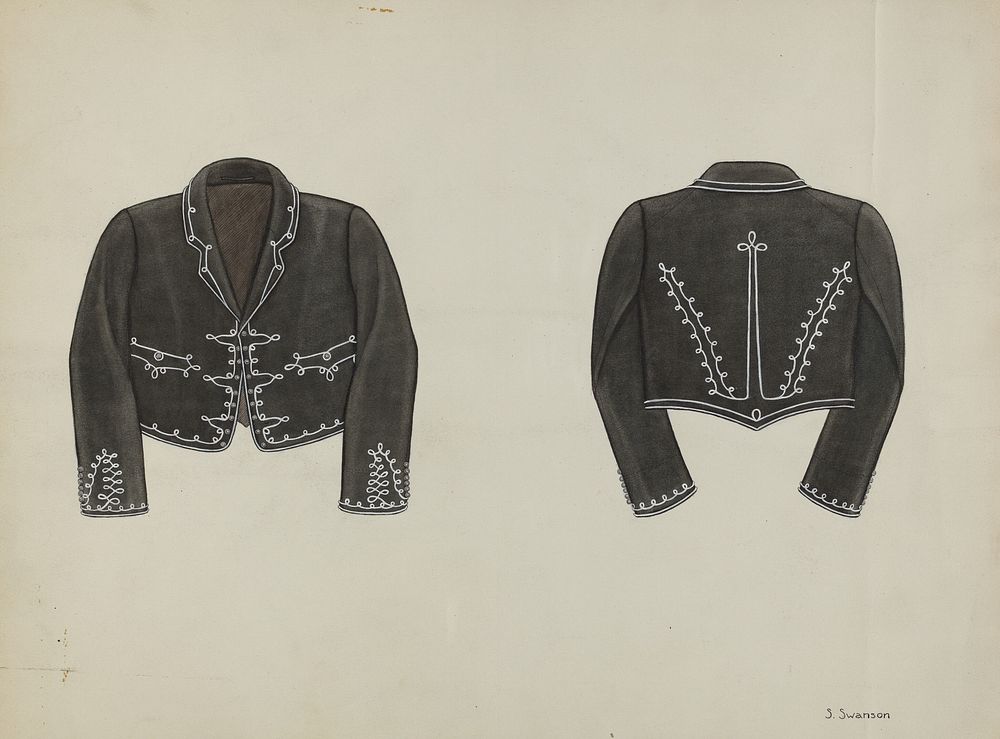 Man's Bolero (ca.1936) by Syrena Swanson.  